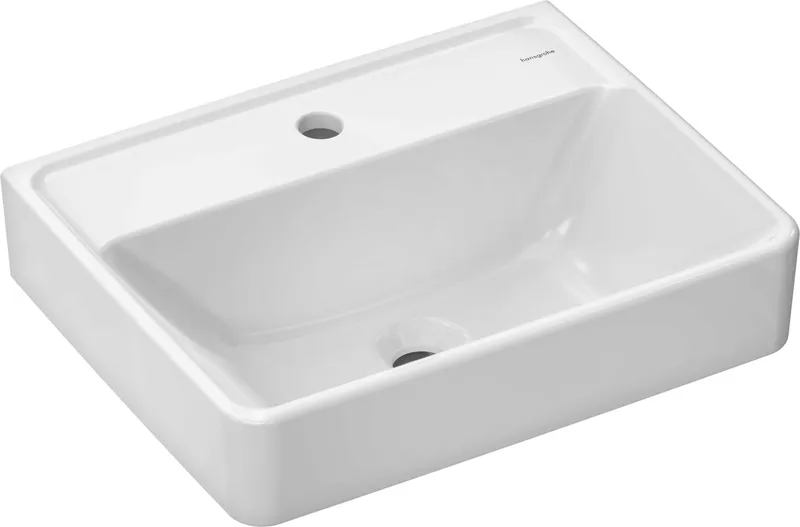 Hansgrohe Handwaschbecken Xanuia Q 500x390 mm m.Hahnloch ohne Überlauf weiß