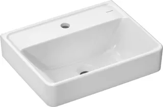 HG Handwaschbecken Xanuia Q 500x390 mm m.Hahnloch ohne Überlauf weiß