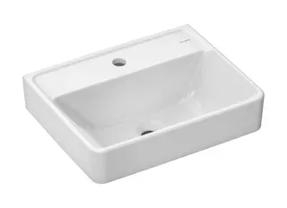 Hansgrohe Handwaschbecken Xanuia Q 500x390 mm m.Hahnloch ohne Überlauf weiß – Bild 2