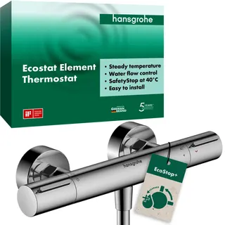 Hansgrohe Thermostat Ecostat Element Brausenmischer Aufputz DN15 chrom