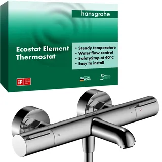 Hansgrohe Thermostat Ecostat Element Wanne Aufputz DN15 chrom – Bild 4