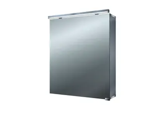 Emco Lichtspiegelschrank pure 05085 Aufputz, 1trg. 600 mm alu.