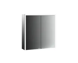 Emco Lichtspiegelschrank prime 3 07303 Aufputz, 2trg. 800mm alu/we