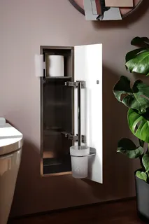 Emco WC-Modul asis pure 28403 Unterputz, Anschlag rechts 600mm we matt – Bild 4