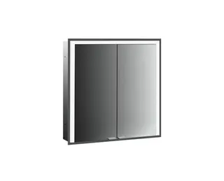 Emco Lichtspiegelschrank prime 3 17303 Unterputz, 2trg. 800mm alu.