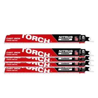 Säbelsägeblatt 5er Pack 230 x 7 mm THE TORCH NITRUS HM-bestückt
