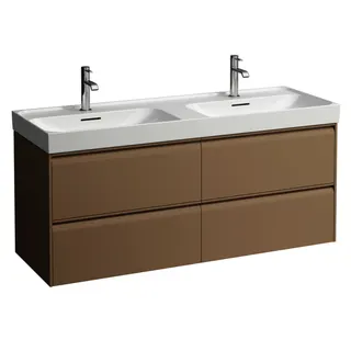 Laufen WTU MEDA 448x1284x515 4 Schubl integ. Griffleiste f.WT H814112 cappuccino