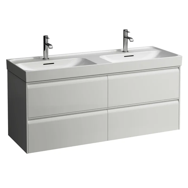 Laufen WTU MEDA 448x1284x515 4 Schubl integ. Griffleiste f.WT H814112 multicolor