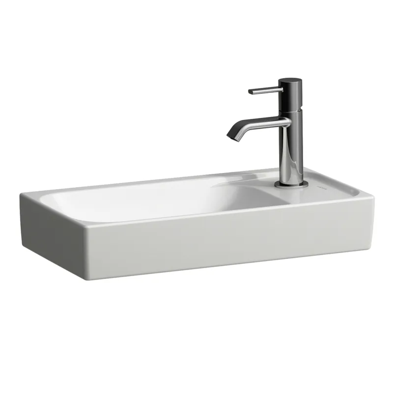 Laufen HWB MEDA 235x460x115 asym. ohne Hahnloch ohne Überlauf Becken links weiß