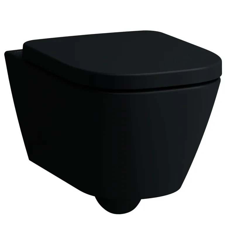 Laufen T-WC wandh. MEDA 540x360 Silent Flush spülrandlos verdeckte Bef. graphit matt