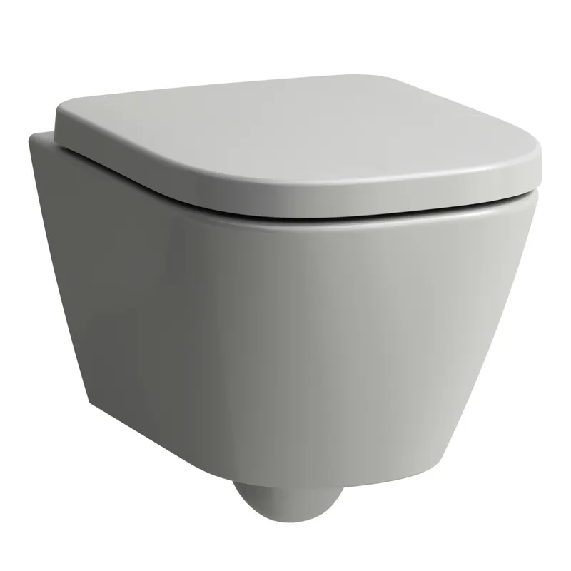 Laufen T-WC wandh. MEDA 490x360 Silent Flush spülrandlos verdecktBef. kompakt we matt