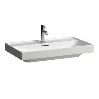 Laufen Aufsatz-Waschtisch MEDA 460x800x160 1 Hahnloch mit Überlauf weiß