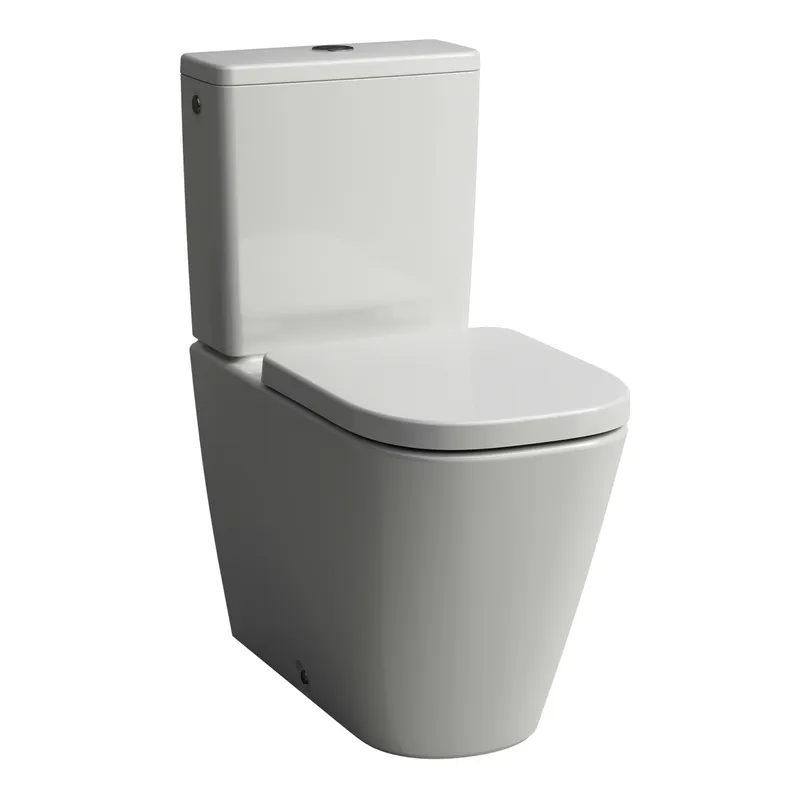 Laufen Tiefspül-WCKombi MEDA 680x360x430 Silent Flush spülrandlos Abg.w/s weiß ma