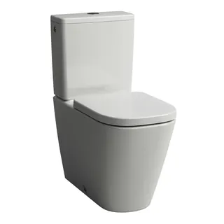 Laufen Tiefspül-WCKombi MEDA 680x360x430 Silent Flush spülrandlos Abg.w/s weiß ma