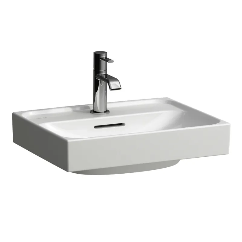 Laufen HWB MEDA 350x450x130 1 Hahnloch mit Überlauf weiß