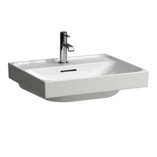 Laufen Aufsatz-Waschtisch MEDA 460x550x165 1 Hahnloch mit Überlauf weiß