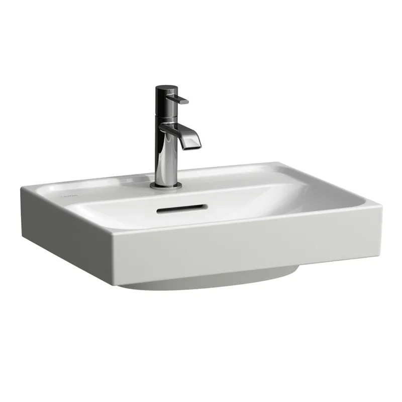 Laufen HWB MEDA 350x450x130 1 Hahnloch mit Überlauf weiß matt
