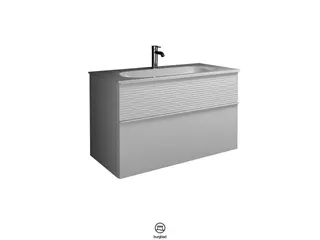 BB Mi-Waschtisch inkl. WTU (SFXN102) Fiumo, 490x1020x610 – Bild 2