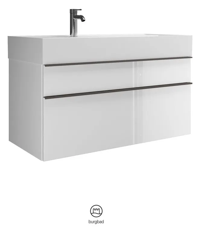 BB Mi-Waschtisch inkl. WTU (SFKN102) Yumo, 470x1015x610, PG2