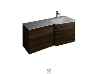 BB MI-Waschtisch inkl. WTU (SFUG122) Badu, 510x1220x492 – Bild 3