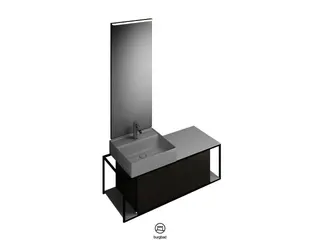 BB Badmöbelset (SFLF120), Breite 1200 mm Junit, 500x1200x1755