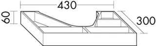 BB Inneneinteilung (ACGR030) Zubehör, 300x430x60
