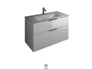 BB Glas-Waschtisch inkl. WTU (SEYX102) Eqio, 490x1020x615 – Bild 5