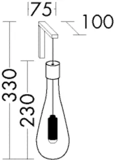 BB Leuchte (ACDL010) Zubehör, 106x75x330
