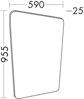 BB Leuchtspiegel (SIIS059) Badu, 25x590x955 – Bild 2