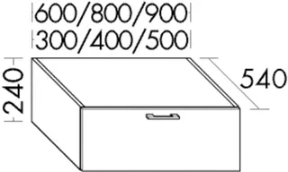 BB Unterschrank (WUSA040) Sys30, 540x400x240, PG1