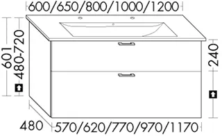 BB Waschtisch-Unterschr. (WYLI097) Sys30, 480x950x601, PG2