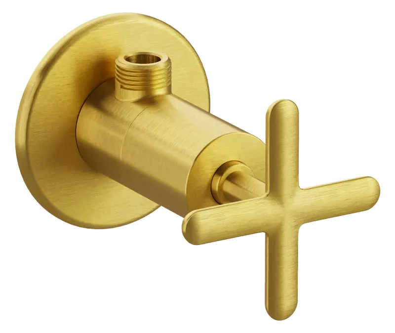VitrA Eckventil Origin Classic Fertigmontageset Abgang G3/8" Gold gebü.