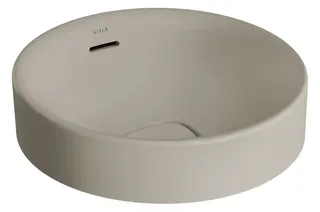 VitrA Aufsatzschale New Metropole d: 400 mm rund mit Überlaufschlitz Taupe Matt