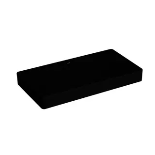 VitrA Aufsatzschale New Metropole 800x400mm rechteckig o. Überlaufschlitz Schwarz Mt