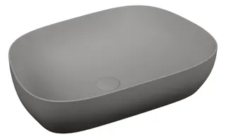 VitrA Aufsatzschale Outline TV 615 x 405 mm CERAFINE Steingrau Matt VC