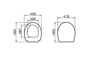VitrA WC-Sitz Memoria Black Duroplast 2023 mit Absenkautomatik Schwarz Matt – Bild 2