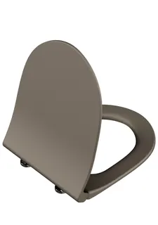 VitrA WC-Sitz Slim Sento Duroplast 2023 mit Absenkautomatik Taupe Matt