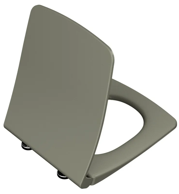 VitrA WC-Sitz Slim Metropole Duroplast 2023 mit Absenkautomatik Taupe Matt