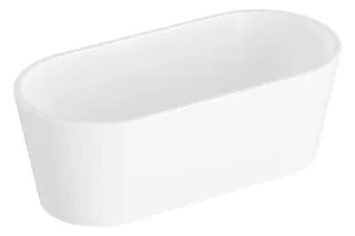 VitrA Badewanne Geo freistehend oval 160 x 75 verdeckter Überlauf Weiß HGL