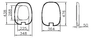 VitrA WC-Sitz Plural Duroplast Absenkautom. 2023 Scharnier: Chrom / Sitz: Schwarz Mt – Bild 2