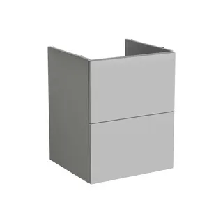 VitrA Waschtischunterschrank New Metropole Pure 480x445x600 2 Auszüge Hellgrau Matt