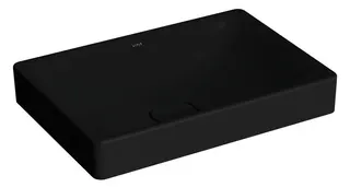 VitrA Aufsatzschale New Metropole 600x400mm rechteckig o. Überlaufschlitz Schwarz Mt