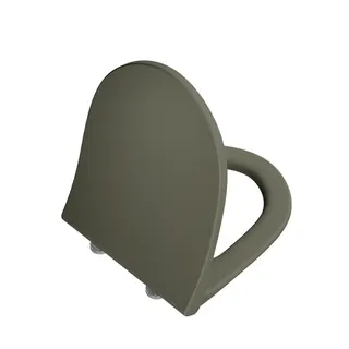 VitrA WC-Sitz Slim Wrap Sento Duroplast 2023 mit Absenkautomatik Taupe Matt