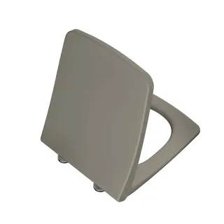 VitrA WC-Sitz Slim Wrap Metropole Duroplast 2023 mit Absenkautomatik Taupe Matt