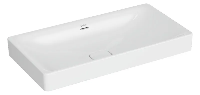 VitrA Aufsatzschale New Metropole 800x400mm rechteckig m. Überlaufschlitz Weiß HGL