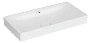 VitrA Aufsatzschale New Metropole 800x400mm rechteckig m. Überlaufschlitz Weiß HGL