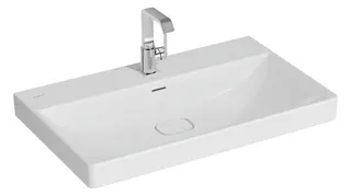 VitrA Waschtisch New Metropole 800 x 470 mm rechteckig Überlaufschlitz Weiß Hochgla.