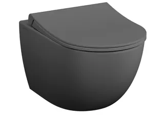 Tiefspüler-Wand-WC Sento VitrA Flush 365 x 540 mm Steingrau Matt