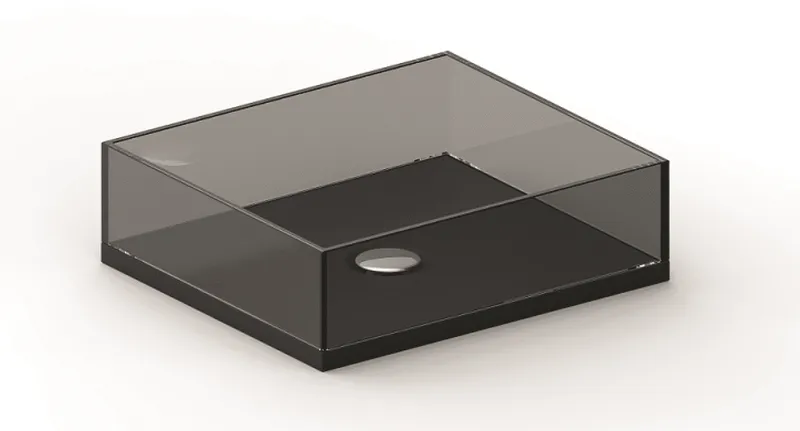 GD Aufsatzb.Skyline M,#SKYMPO30T43 Schwarz/Fume, B40,0 x T 35,0 x H 12,0