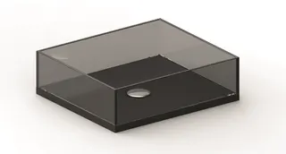 GD Aufsatzb.Skyline M,#SKYMPO30T43 Schwarz/Fume, B40,0 x T 35,0 x H 12,0